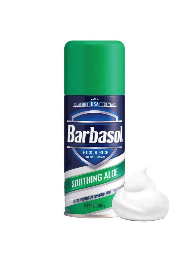 Barbasol Arbasol Soothing Aloe Thick And Rich Shaving Cream 7 Ounce Pack Of 6 - Image 3