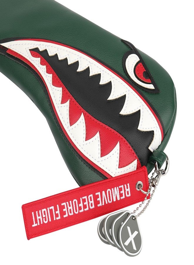 SHABIER New Flying Tiger Warshark Golf Headcover for Golf Club Available for Driver/Fairway/Hybird (Fairway Cover) - Image 5