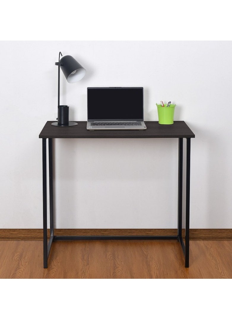 Home Gallery Foldable Table In Black Powder Coating  Black  - Image 2