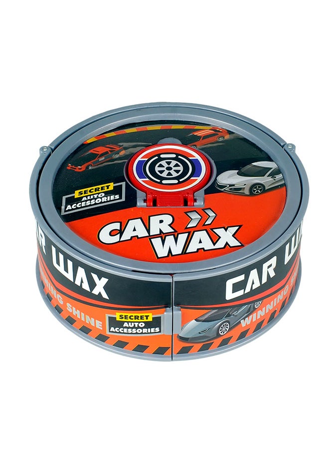 Snapkid - SNAP KIDS Mini Service Station Play Set (Car Wax) – 5 PCS 1:64 Free Wheel Die-cast Vehicles | 15 PCS Accessories | Windows Box Packaging | Educational Car Wash Toy for Kids - Image 1