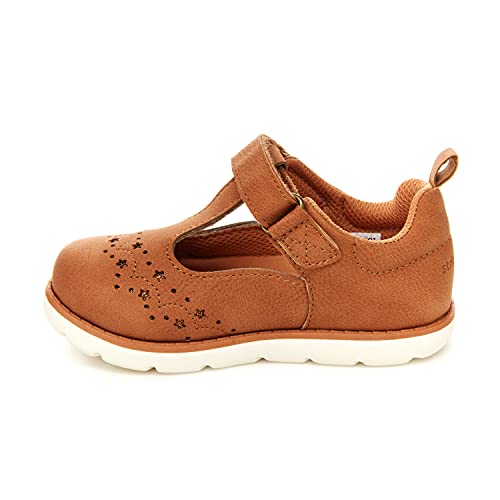 Stride Rite 360 Lacey Mary Janes, Dress Shoes for Girls, Tan (Size 9) - Image 4