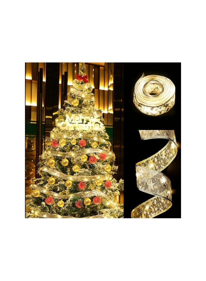 The Bros أضواء عيد الميلاد زينة شجرة أضواء خرافية سلسلة 16 قدم 50 LED أضواء شريط عيد الميلاد أضواء سلكية تعمل بالبطارية لشجرة عيد الميلاد المنزل الحديقة حفلات الزفاف ديكور حفلات رأس السنة الجديدة - Image 2