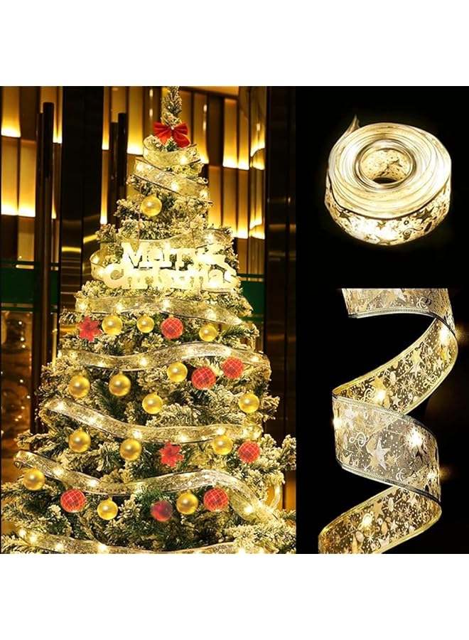 The Bros أضواء عيد الميلاد زينة شجرة أضواء خرافية سلسلة 16 قدم 50 LED أضواء شريط عيد الميلاد أضواء سلكية تعمل بالبطارية لشجرة عيد الميلاد المنزل الحديقة حفلات الزفاف ديكور حفلات رأس السنة الجديدة - Image 1