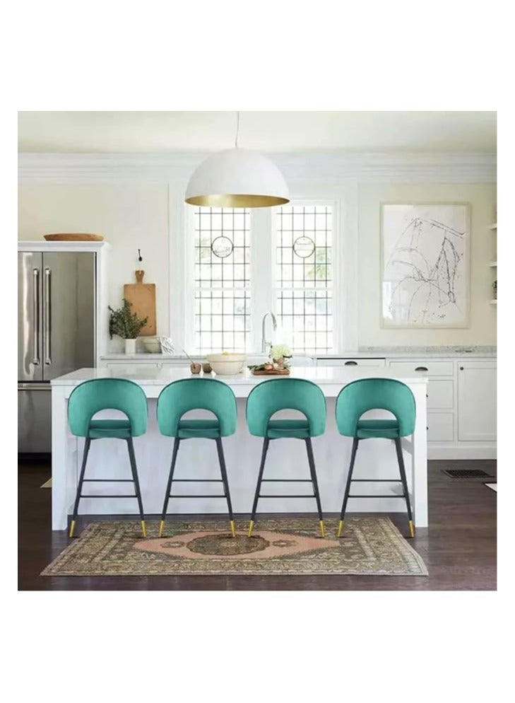 Ripple FURNITURE Bar Stool Kitchen Chair Round 3D High Bar Chair Modern Design With Strong Base  - Image 3
