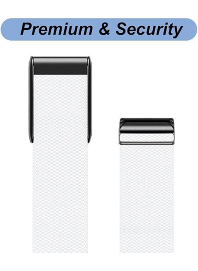 TraMx Bands for Whoop 4.0 - Replacement Nylon Knit Watch Strap Wristband with U-shaped Metal Frame Fitness & Activity Tracker Accessories - Image 3