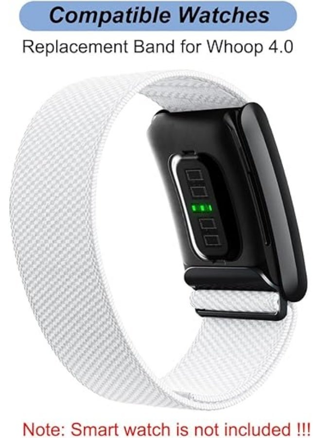 TraMx Bands for Whoop 4.0 - Replacement Nylon Knit Watch Strap Wristband with U-shaped Metal Frame Fitness & Activity Tracker Accessories - Image 4