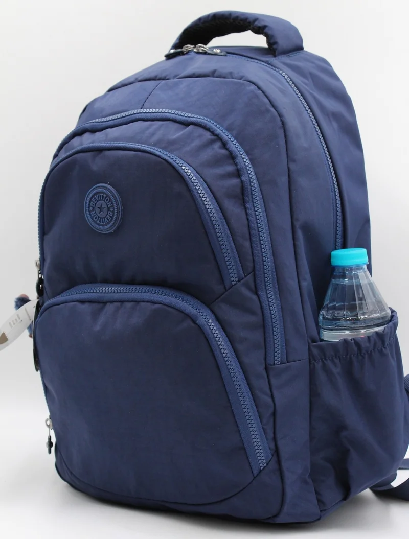 Bevitton 2100 Crinkle Waterproof Fabric Unisex School Backpack