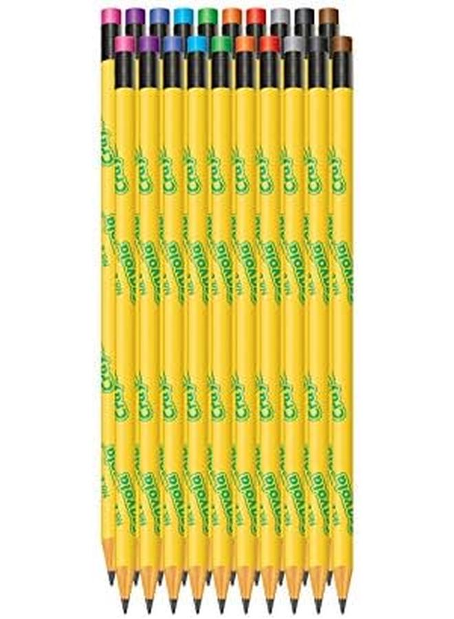 كرايولا عدد 2 أقلام رصاص لمستلزمات الفصل الدراسي عدد 20 - Image 3