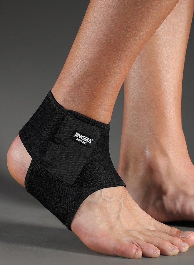 جينجبا سابورت دعامة كاحل قابلة للتعديل للرجال والنساء - دعم رياضي لوتر العرقوب والتهاب اللفافة الأخمصية وإصابات الكاحل، مقاس واحد يناسب جميع دعامات الكاحل، ”دعامة الكاحل الرياضية“ - Image 1