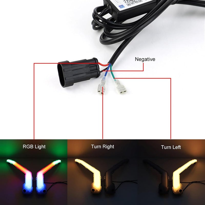 Yurefax X3 RGB Front LED Signature Lights for Can-Am - Image 3