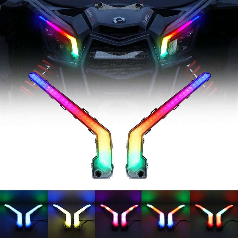 Yurefax X3 RGB Front LED Signature Lights for Can-Am - Image 5