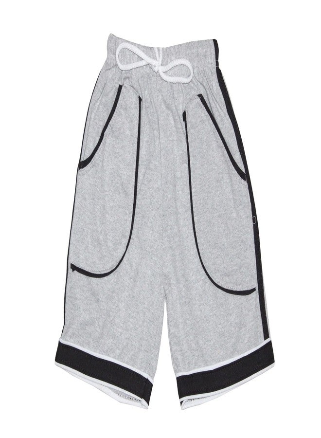 CHACKO Kids Shorts Baby Boys and Girls Regular Fit Casual Cotton Shorts Combo, Grey (Pack of 1),2-3 Years - Image 1
