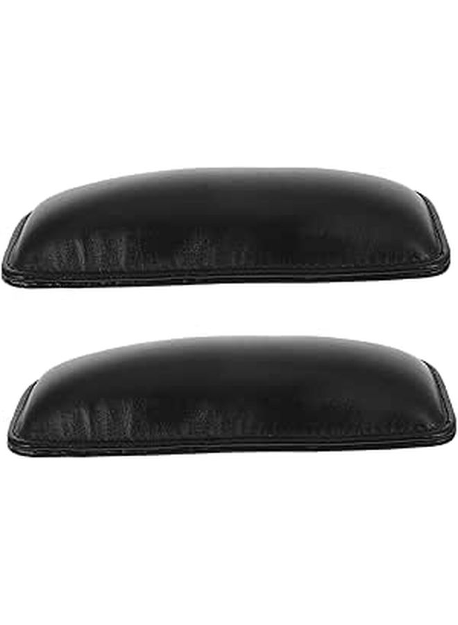 2Pcs Black Breathable Car Knee Arm Pads Leg Support Cushion For Driving Comfort - Image 1