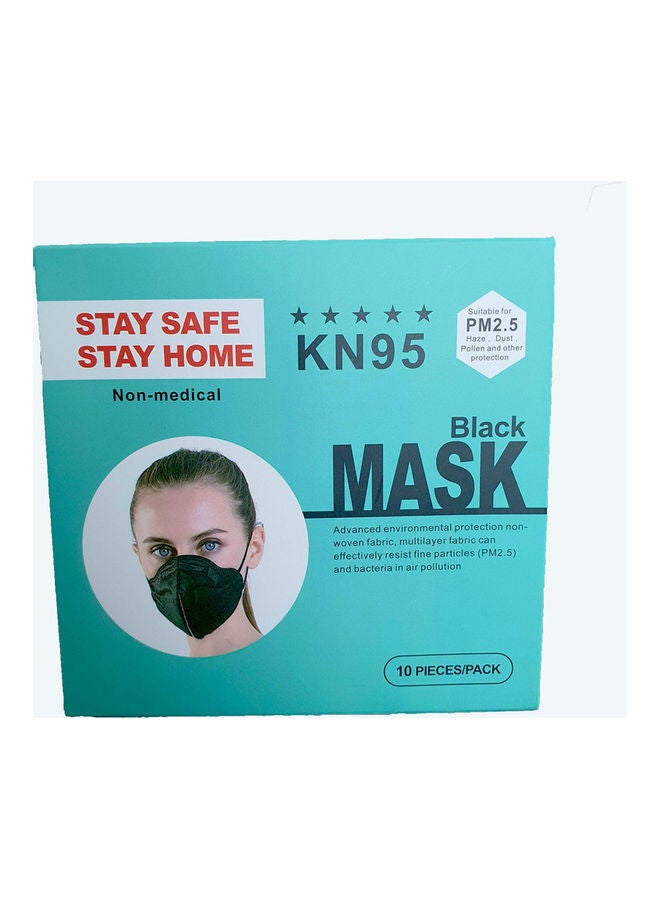 NIBEMINENT 10-Pieces KN95 Face Mask Suitable For PM 2.5 Protection - Image 3