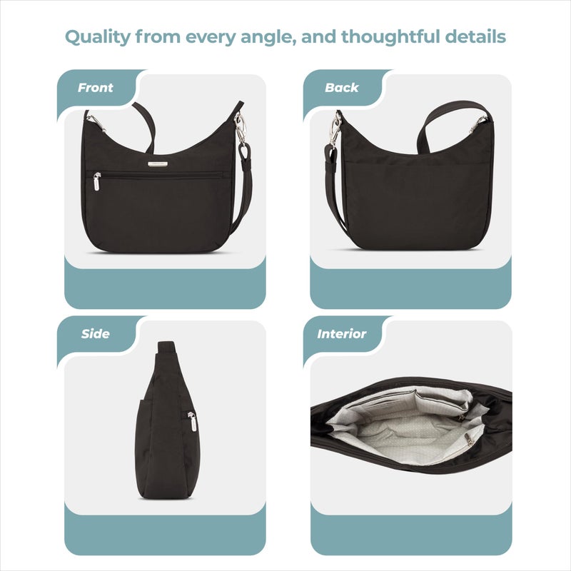 Travelon Anti-Theft Essentials East/West Hobo Bag - Image 5