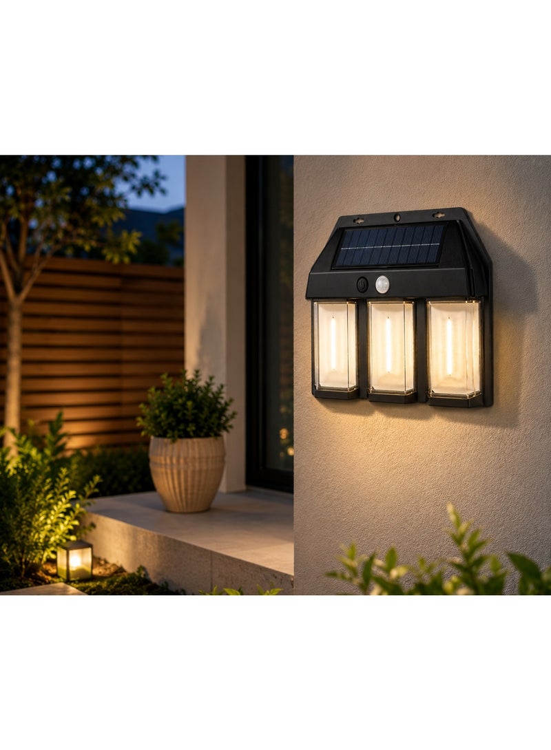 Solar Wall Lamp, Outdoor LED Motion Sensor Light, IP65 Waterproof, Wireless Security Lighting for Garden, Patio, and Pathway. - Image 4