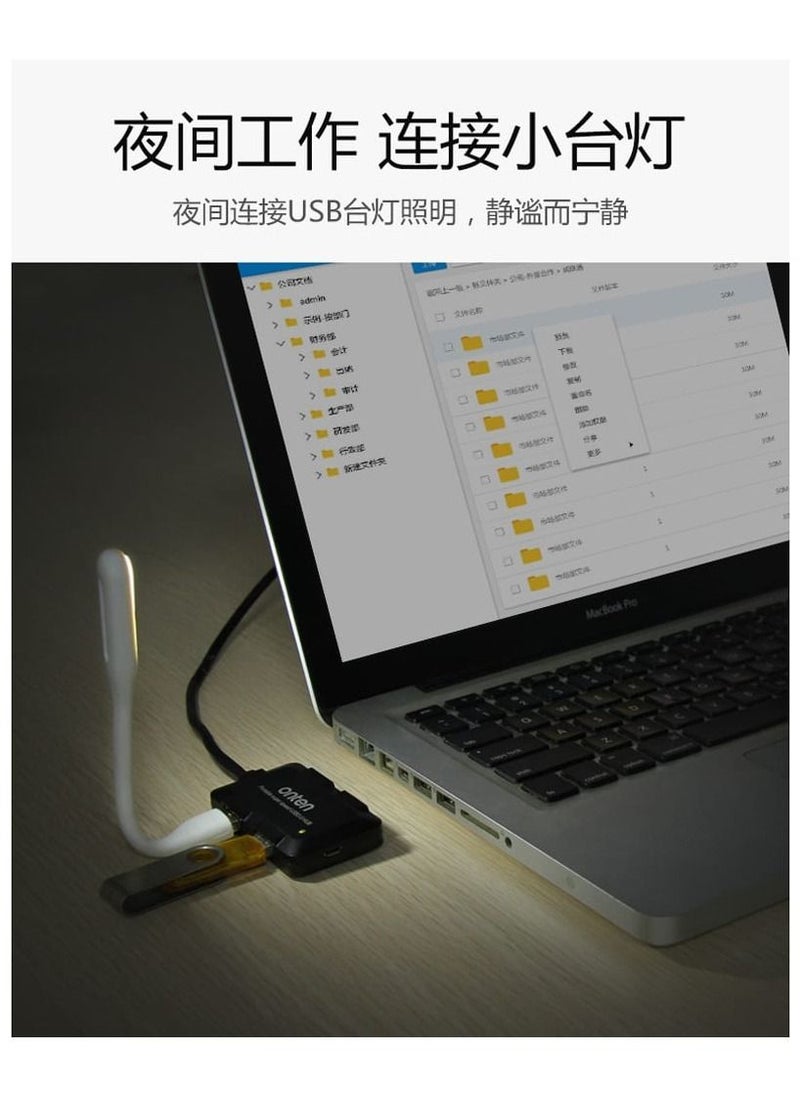 onten USB C HUB 4 Ports USB 3.0 With Power input For Mac,PC and Phone  - Image 4