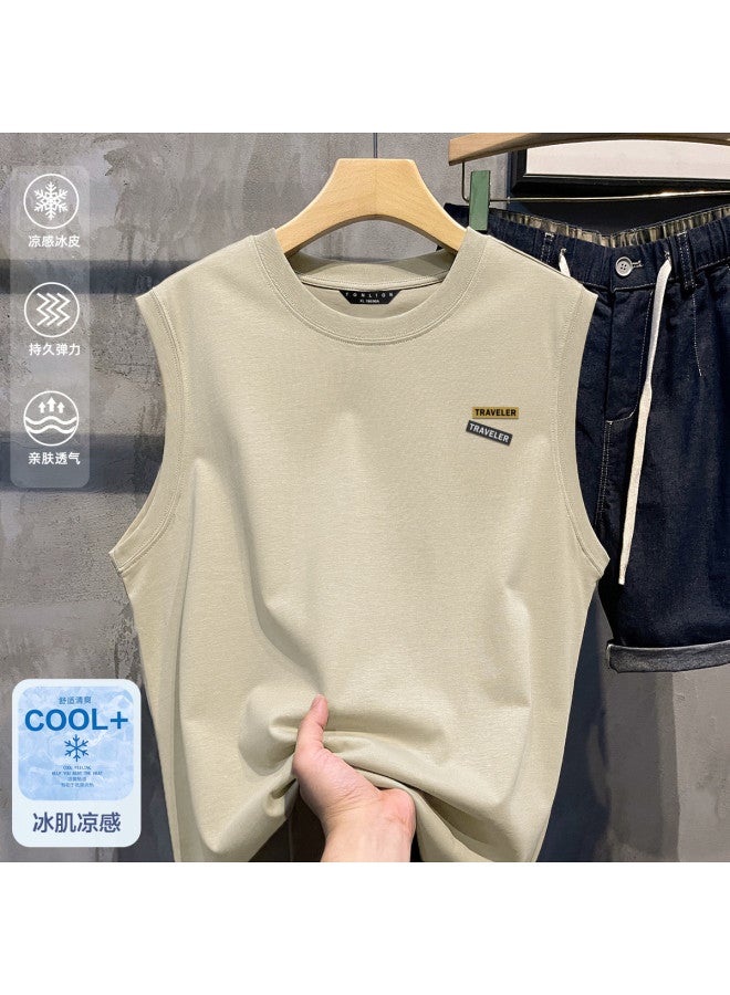 TonLion 2025 Summer Men's Tank Top - Casual Sport Sleeveless Shirt For Outdoor Wear - Image 2