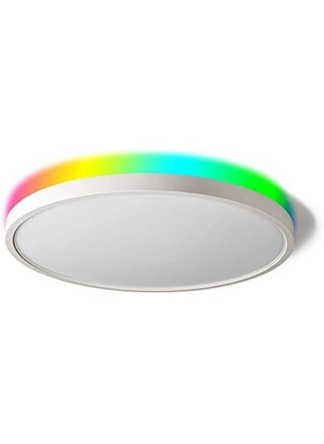 Generic TALOYA Alexa Ceiling Light Smart, WiFi, Compatible with Google, 15.8 Inch Modern Dimmable Flush Mount LED Light Fixture for Living Room Office Kitchen, 28W RGBW  - Image 1