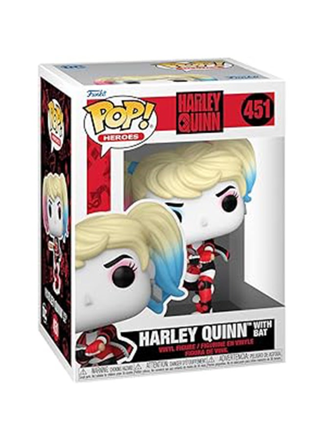Funko Pop! Heroes: Dc - Harley With Bat، ألعاب قابلة للتجميع، 65614 