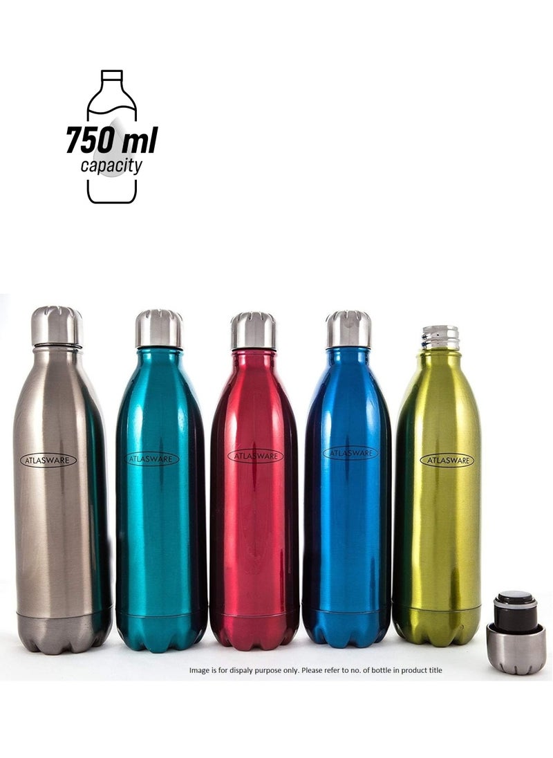 Atlasware Atlasware Stainless Steel Vacuum Thermos Flask Bottle ( 750 ML ) - Colour May Vary (Pack of 1)  - Image 1