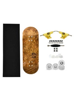 Teak Tuning Prolific Complete Fingerboard With Upgraded Components, Cloud Nine Edition Pro Board Shape And Size, Bearing Wheels, Trucks, And Locknuts 32Mm X 97Mm Handmade Wooden Board  - Image 3
