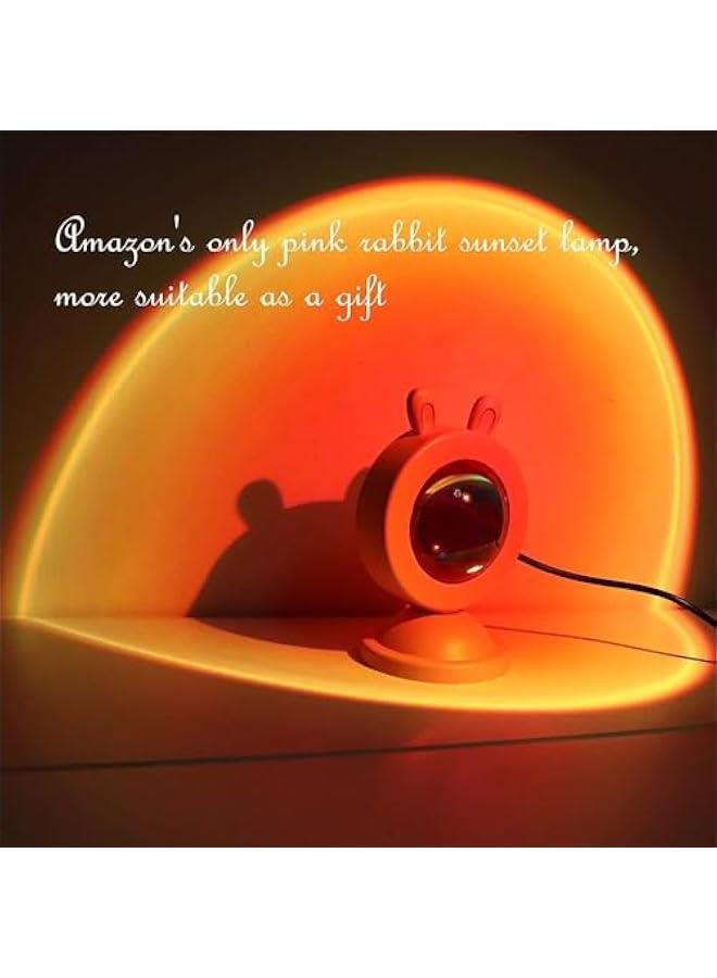 Sunset Lamp, 16 Colors Sunset Lamp Sunlight Projection Lamp, LED Light Night Lights Projector, Sunset Light for Bedro Decor, Party, Tiktok Live, Ro Decor - Image 3