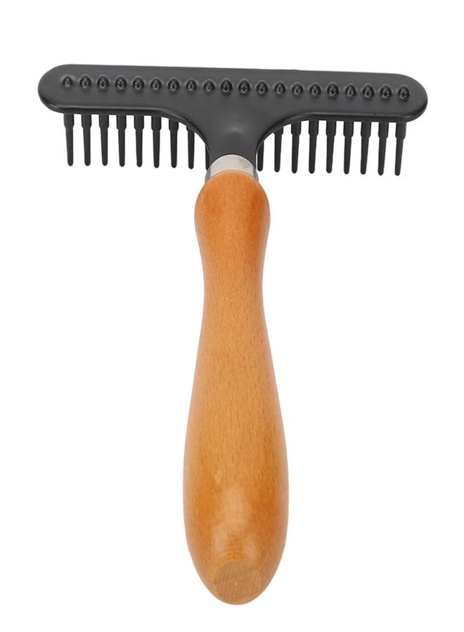 Yinhing Carpet Rake, Portable Stainless Steel Handheld Carpet Rake Cleaning Grooming Hair Groomer Rug Rake for Beauty Salon - Image 5