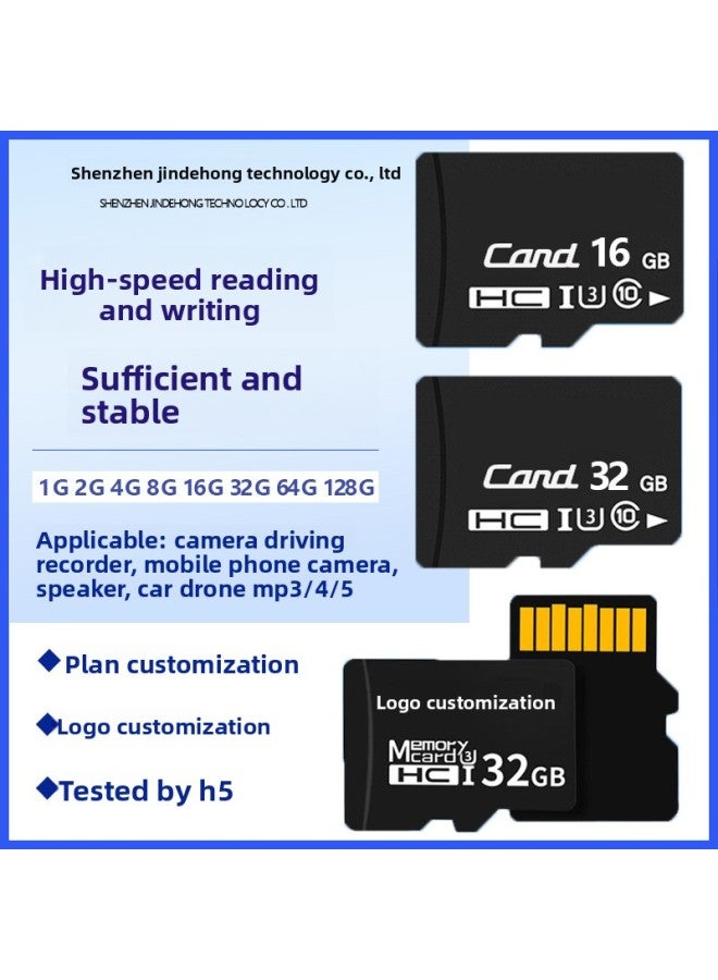 Factory Wholesale 8G Memory Card 16G TF Card 32G Mobile Phone 128G Camera 64G Monitoring Driving Recorder 4G 