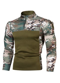 KUYING Outdoor Fitness Camouflage Jogging Men's Long Sleeved Sweatshirt  - Image 1