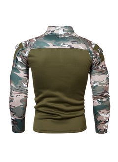 KUYING Outdoor Fitness Camouflage Jogging Men's Long Sleeved Sweatshirt  - Image 3
