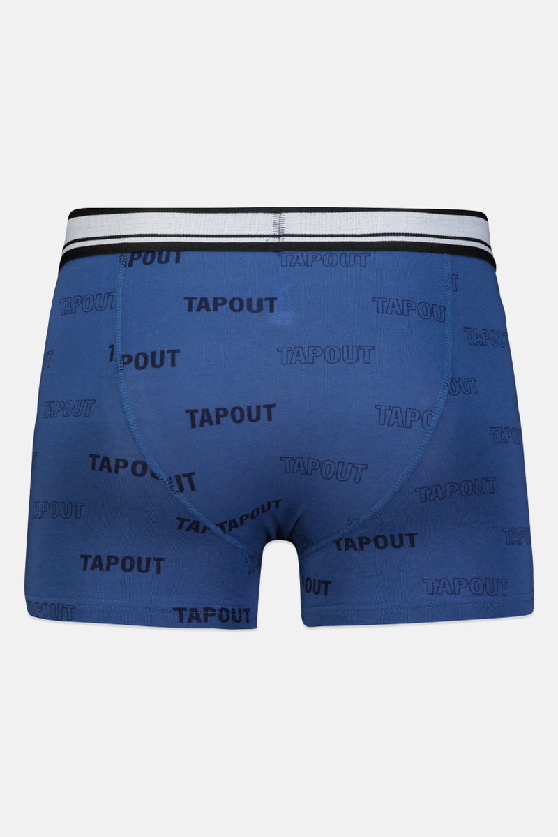 TapouT Men 3 Pieces Brand Logo Boxer Brief, Multicolor - Image 5