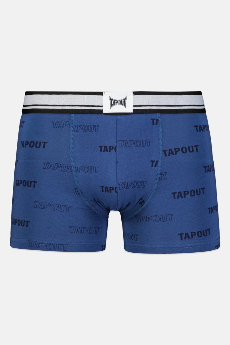 TapouT Men 3 Pieces Brand Logo Boxer Brief, Multicolor - Image 2