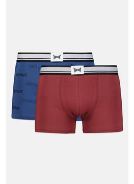 TapouT Men 3 Pieces Brand Logo Boxer Brief, Multicolor  - Image 1