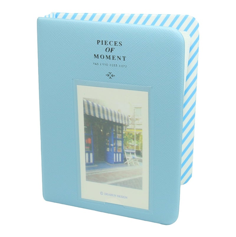 CaiulBasic Plastic Photo Album (2.5 x 0.3 x 2.5 cm, Blue) - Image 3