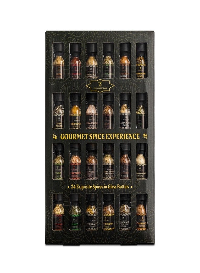 TILZ COLLECTION Spice Gift Set -24 Gourmet Spices For Cooking, Grilling, Rubs, Mixed Spice, Herbs, Spices & Seasonings, All Purpose Seasoning, Cooking Gifts For Men, Women, Birthday, Housewarming Gifts - Image 3