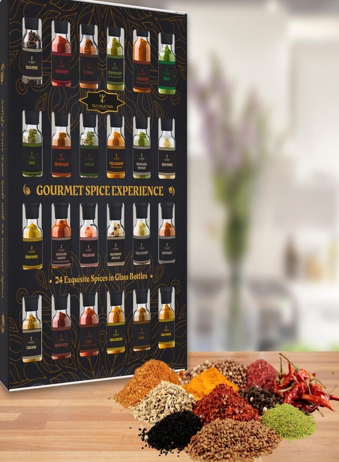 TILZ COLLECTION Spice Gift Set -24 Gourmet Spices For Cooking, Grilling, Rubs, Mixed Spice, Herbs, Spices & Seasonings, All Purpose Seasoning, Cooking Gifts For Men, Women, Birthday, Housewarming Gifts - Image 5