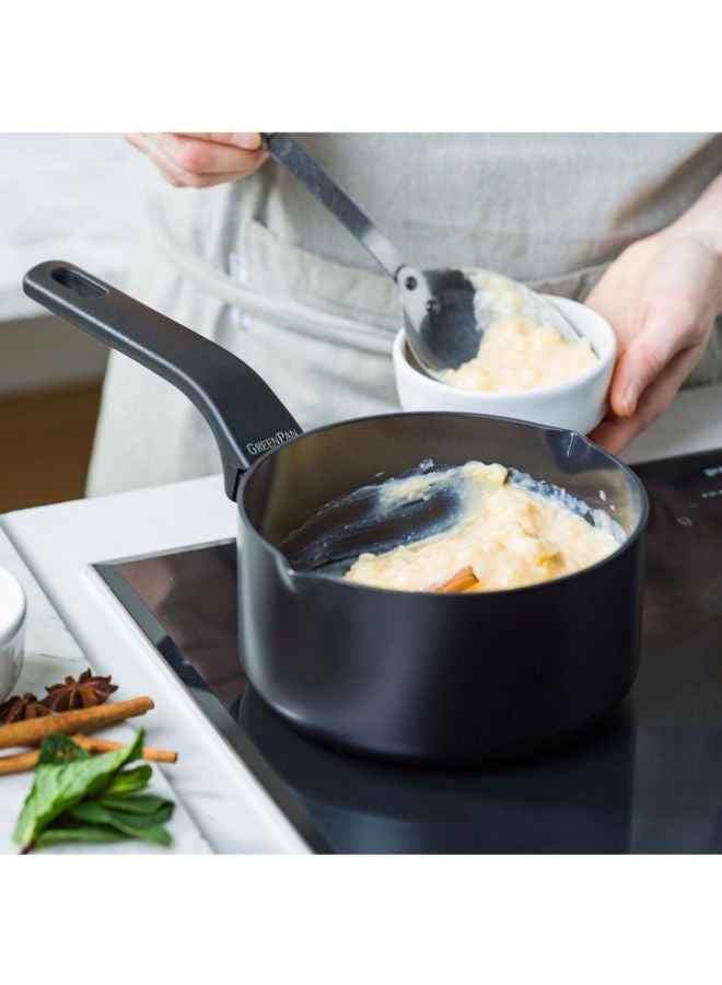 GREEN PAN Saucepan Essence With Ceramic Non-Stick Coating With 2 Spouts -Black - Image 2