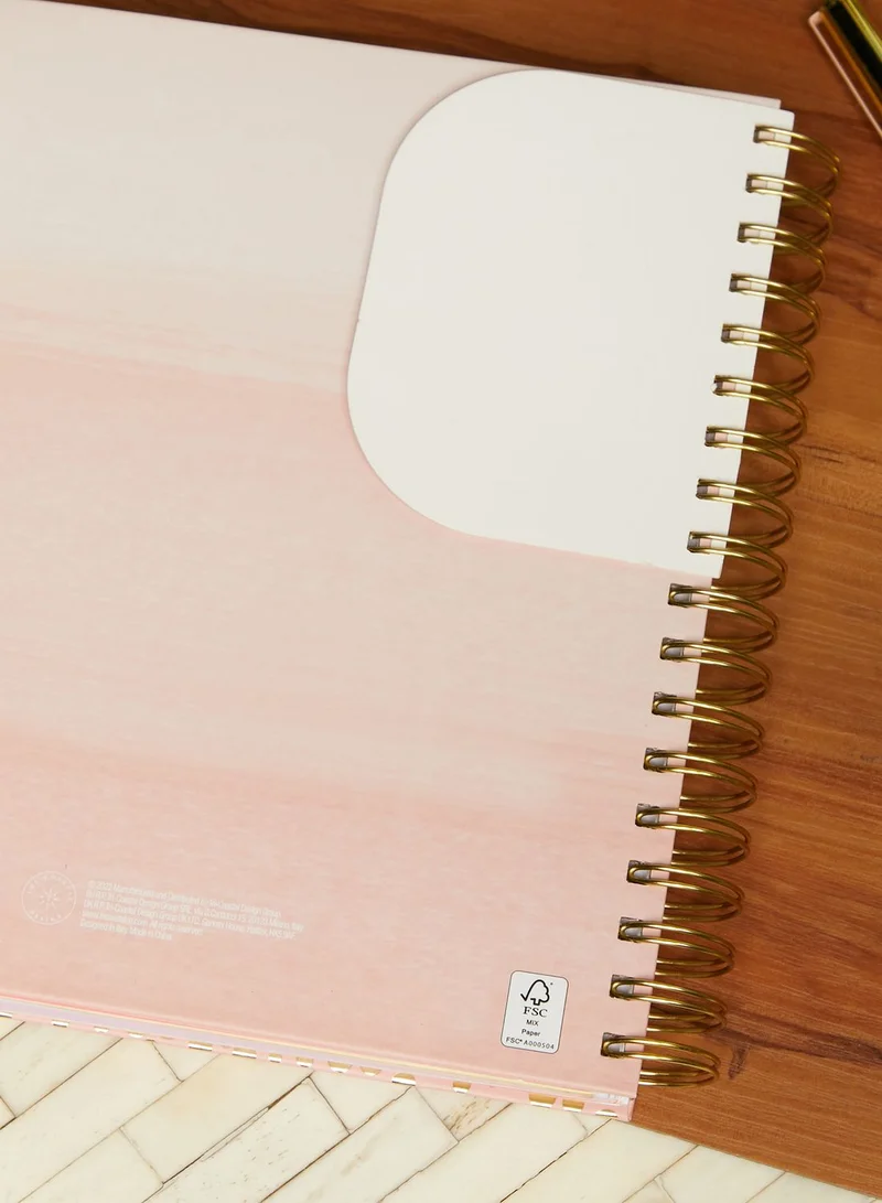 Tri-Coastal Gold Dot Journal Organized Chaos