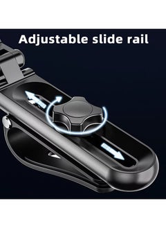 Generic 180° Rotation Car Phone Holder - Multifunctional Sun Visor Phone Stand, Adjustable Mount for Smart Phones, Universal Compatibility for Cars & Trucks  - Image 5