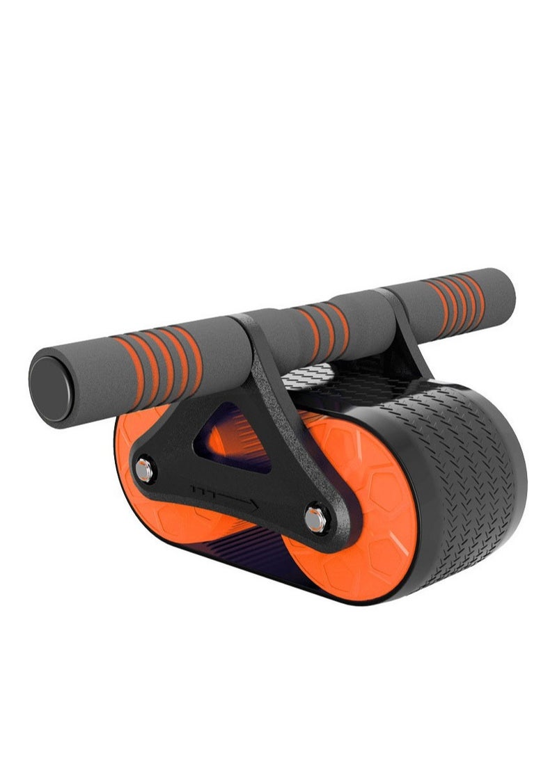GULFLINK Comfortable Abdominal Roller Ab Wheel Fitness Home Gym Workout Equipment Plastic Wheels Exercise Sliders Muscle Trainer Orange - Image 1