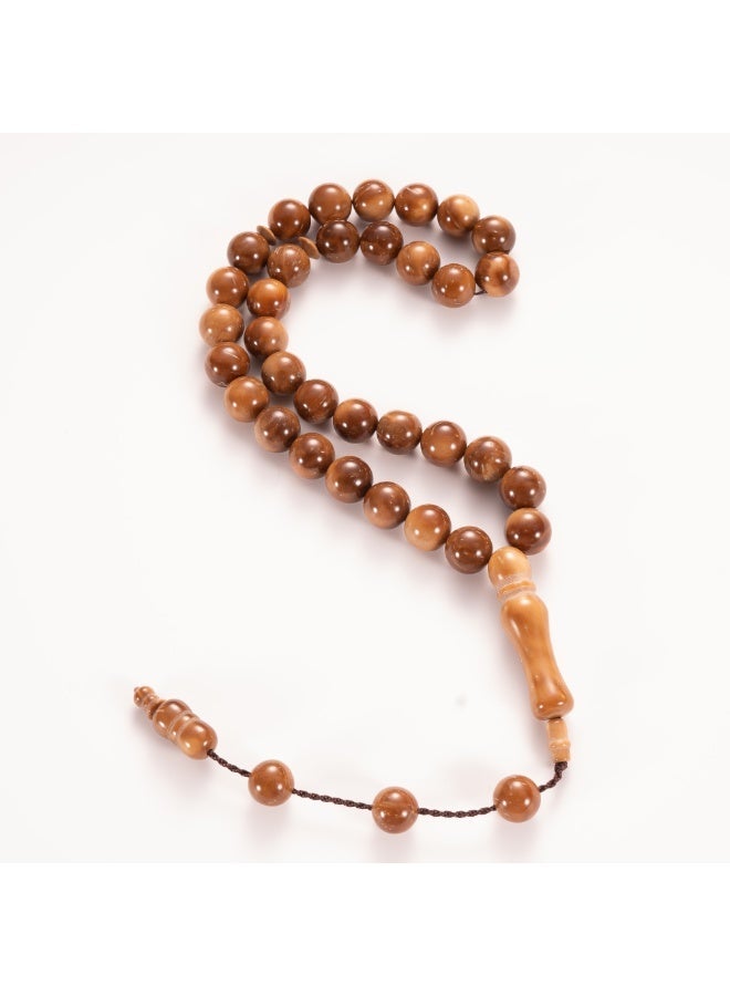 TranquilBeads Authentic Kuka Wood Tasbih 33 Beads | Natural Wooden Prayer Beads | Traditional Islamic Tasbih | Ramadan & Eid Gift for Men - Image 4