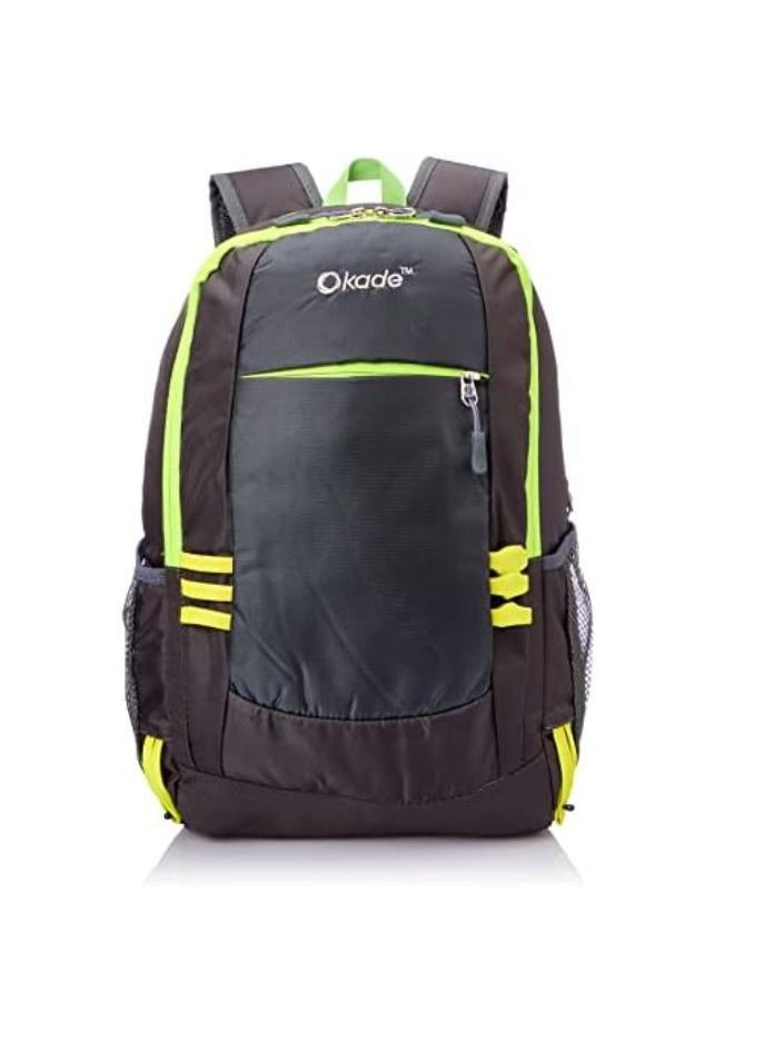 Okade S19 Synthetic Fibers Laptop 15.6 inch Backpack For Unisex Grey Green