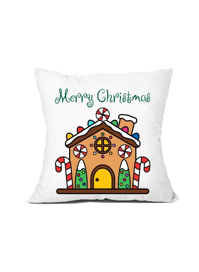 PRINTSHOP4ME Christmas Pillow-Soft Decorative Throw Pillow With Designs Great For Living Room,Bedroom,Couch Or Sofa,Perfect Holiday Decor For Winter Look,Home Decoration Decor - Image 1