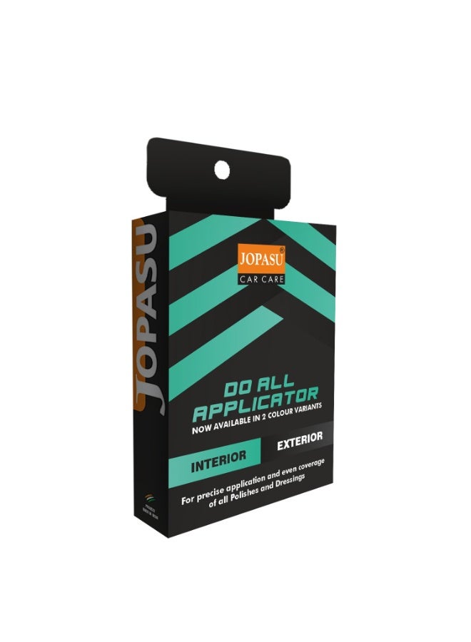 Jopasu Do All Applicator (Pack of 3) – Premium Foam Pad for Car Polish, Wax & Dressing | High Absorbency for Tyres, Plastics, Vinyl, Rubber & Painted Surfaces - Image 3