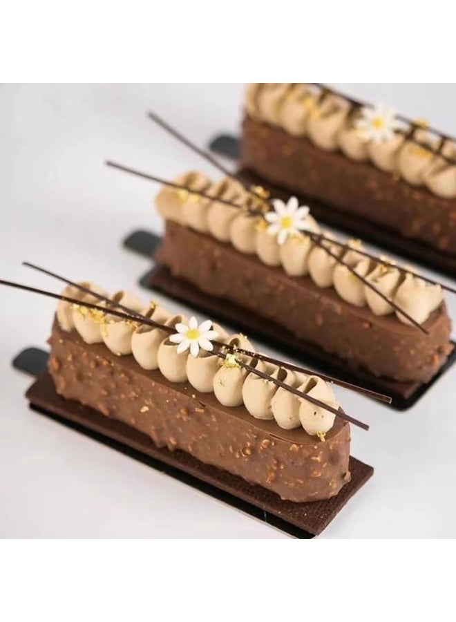 3D Ellipse Silicone Molds Baking Mold for Mousse Cake, Silicone Mold for Baking Cakes, French Dessert Mold for Pastry Chocolate,Jelly(6-Cavity) - Image 5