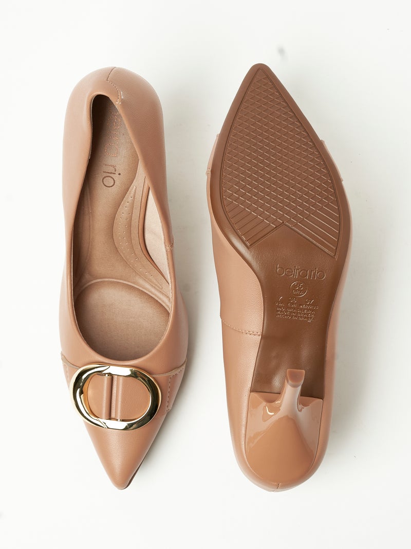 Beira Rio Mid Heels Shoes for Women – Classic Mid Heel Pumps for Girls & Ladies Office Wear - Image 5