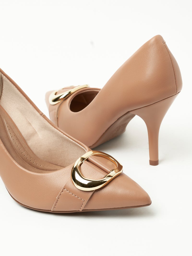 Beira Rio Mid Heels Shoes for Women – Classic Mid Heel Pumps for Girls & Ladies Office Wear - Image 4