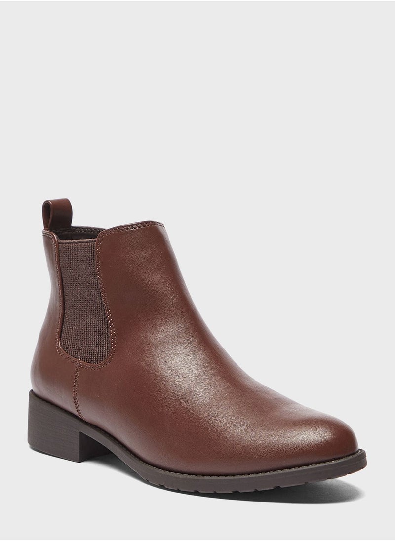 Celeste - Low Heel Ankle Boots - Image 1
