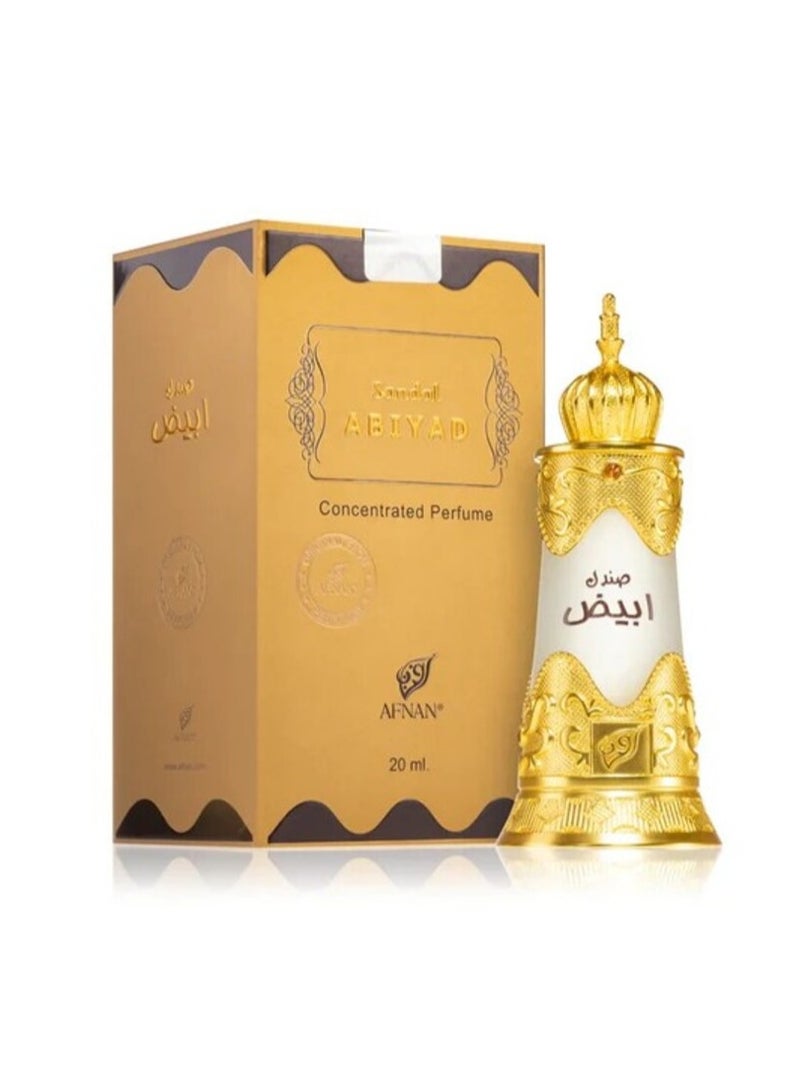 Afnan Sandal Abiyad cpo perfume oil 20mL - Image 1